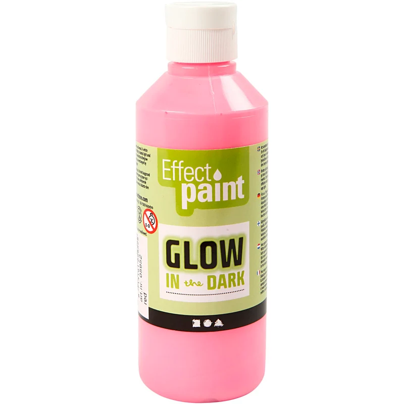 Fluoreszierende Farbe, Fluoreszierend Hellrot, 250 ml/ 1 Fl. [HOB-34934]