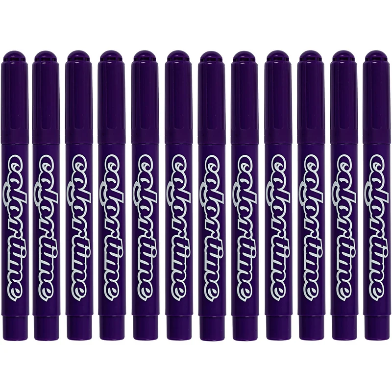 Colortime Marker, Strichstärke 5 mm, Dunkellila, 12 Stk/ 1 Pck [HOB-37354]