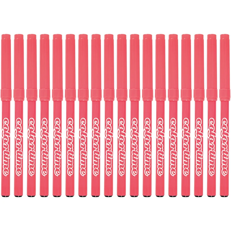 Colortime Marker, Strichstärke 2 mm, Pink, 18 Stk/ 1 Pck [HOB-373539]