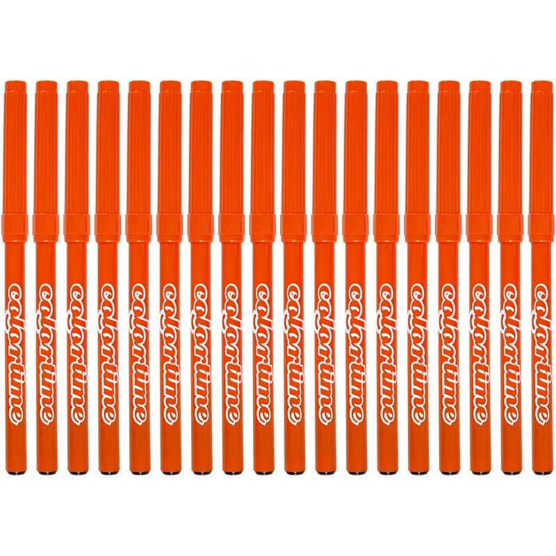 Colortime Marker, Strichstärke 2 mm, Orange, 18 Stk/ 1 Pck [HOB-373538]