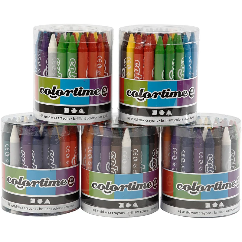 Colortime Farbkreide, 5x48 sort./ 1 Set [HOB-38145]