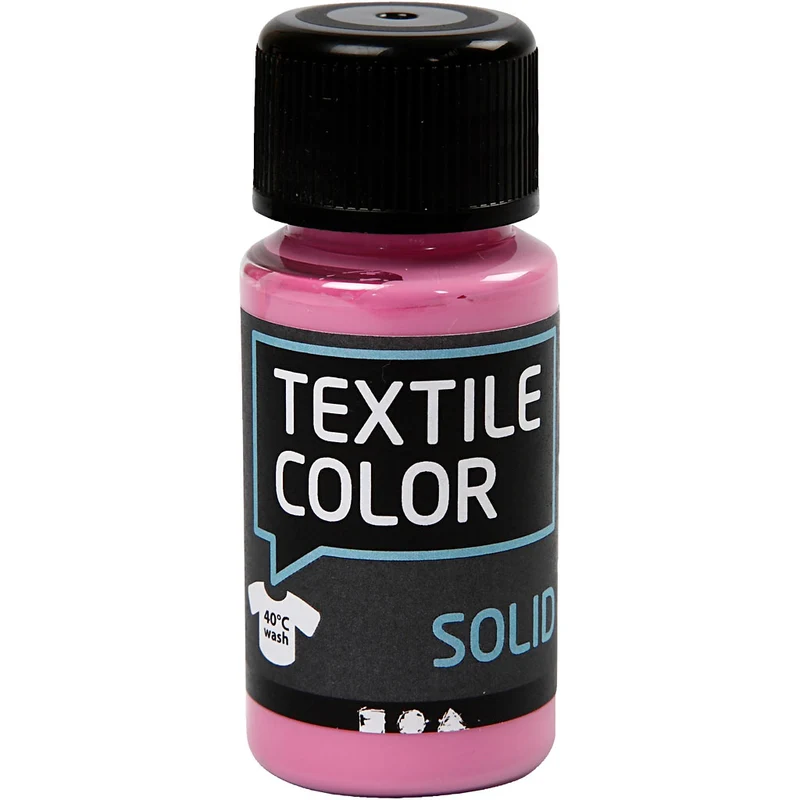 Stoffmalfarbe, Deckend, Pink, 50 ml/ 1 Fl. [HOB-34225]