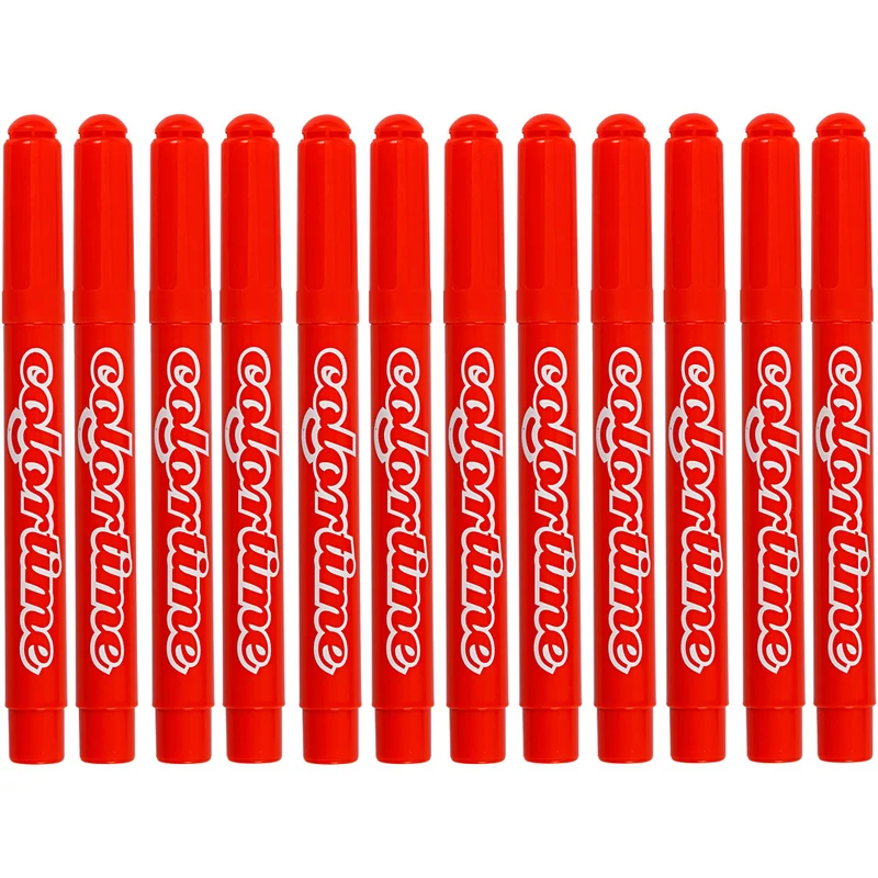 Colortime Marker, Strichstärke 5 mm, Dunkelorange, 12 Stk/ 1 Pck [HOB-37351]