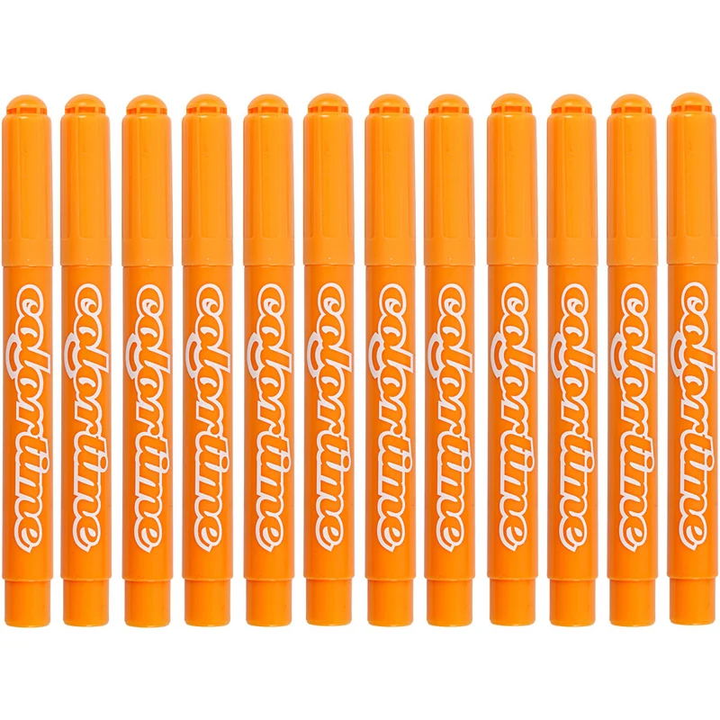 Colortime Marker, Strichstärke 5 mm, Warm gelb, 12 Stk/ 1 Pck [HOB-37350]
