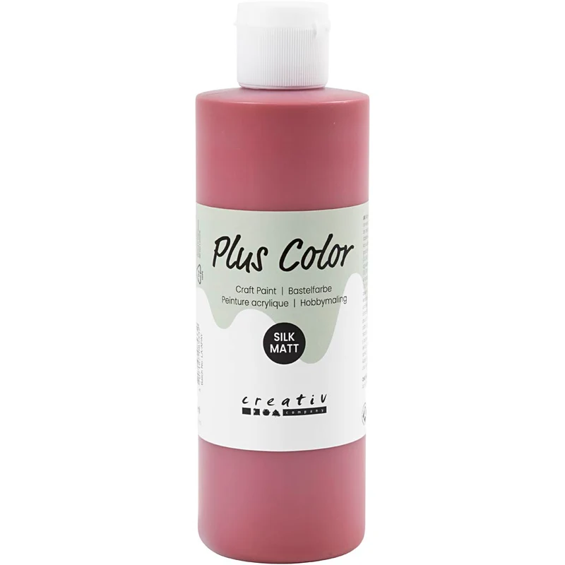 Plus Color Bastelfarbe, Altrot, 250 ml/ 1 Fl. [HOB-39460]