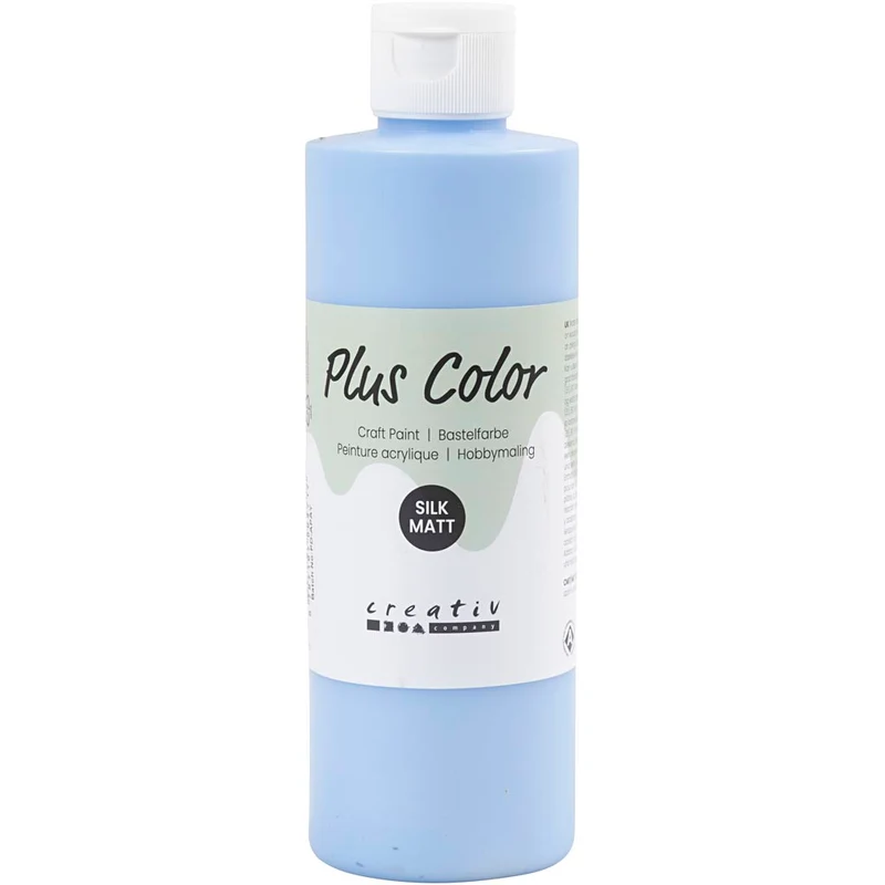 Plus Color Bastelfarbe, Himmelblau, 250 ml/ 1 Fl. [HOB-39443]