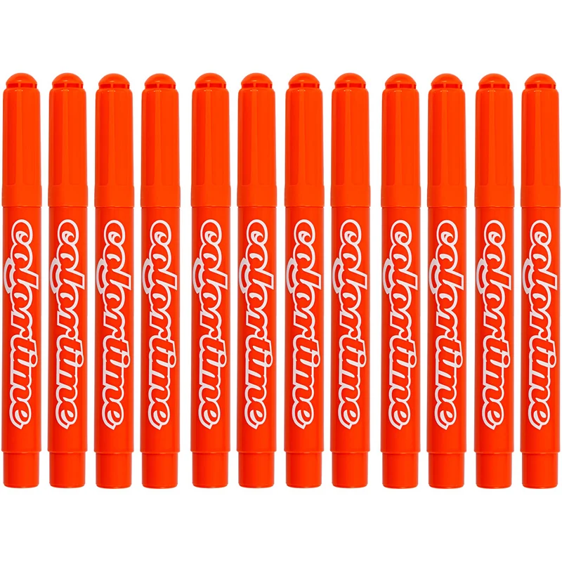 Colortime Marker, Strichstärke 5 mm, Orange, 12 Stk/ 1 Pck [HOB-37338]