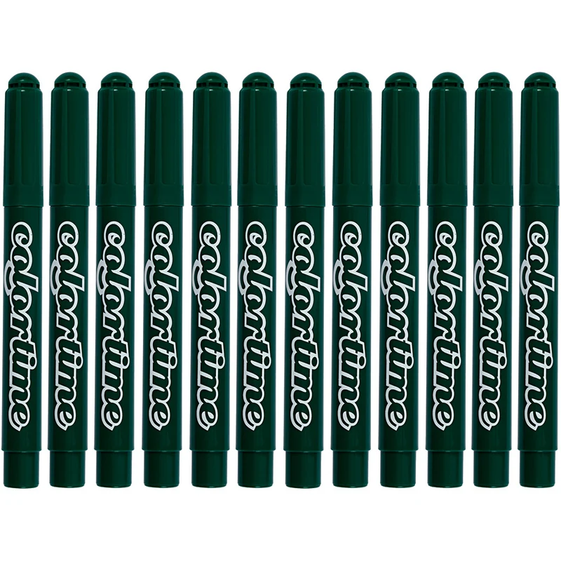 Colortime Marker, Strichstärke 5 mm, Dunkelgrün, 12 Stk/ 1 Pck [HOB-37335]