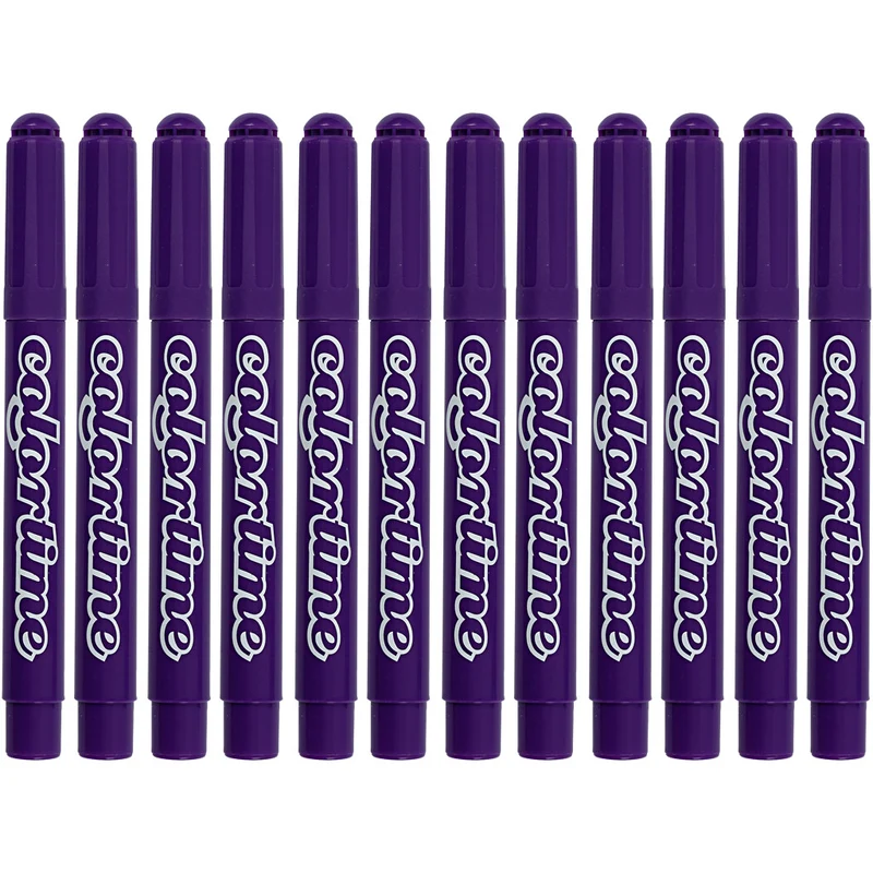 Colortime Marker, Strichstärke 5 mm, Flieder, 12 Stk/ 1 Pck [HOB-37332]
