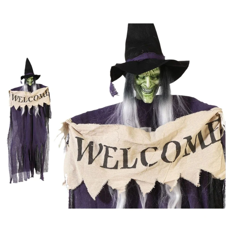 Halloween Decorations Welcome Witch 175 cm