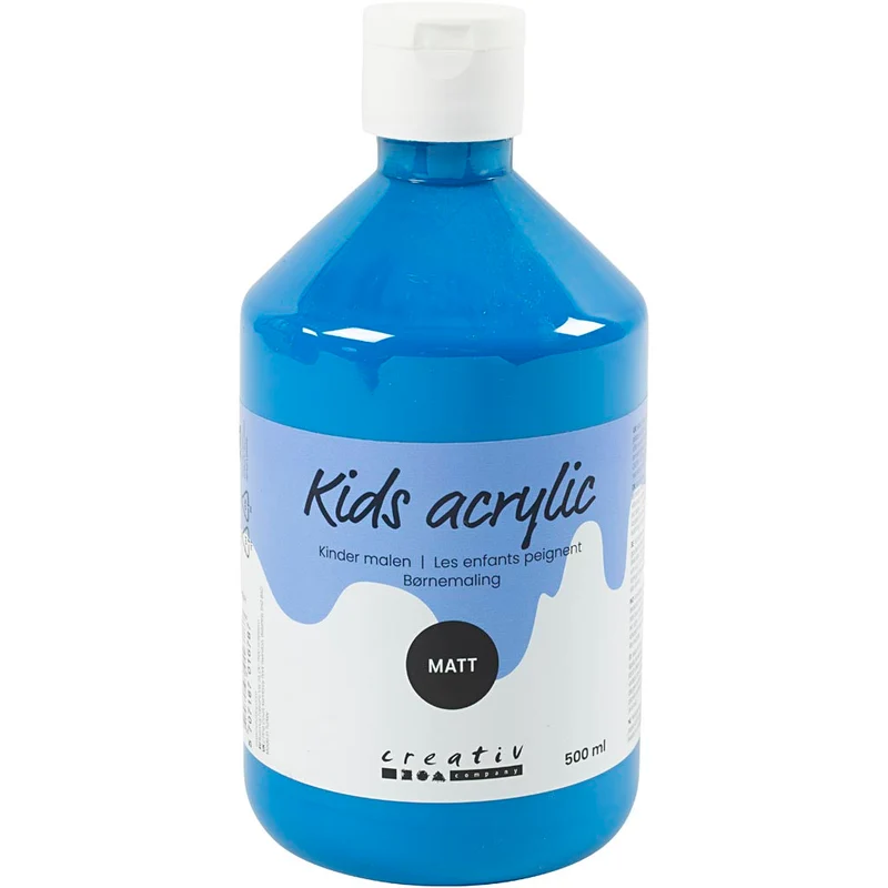 Acrylfarbe Matt, Primärblau, 500 ml/ 1 Fl. [HOB-32108]