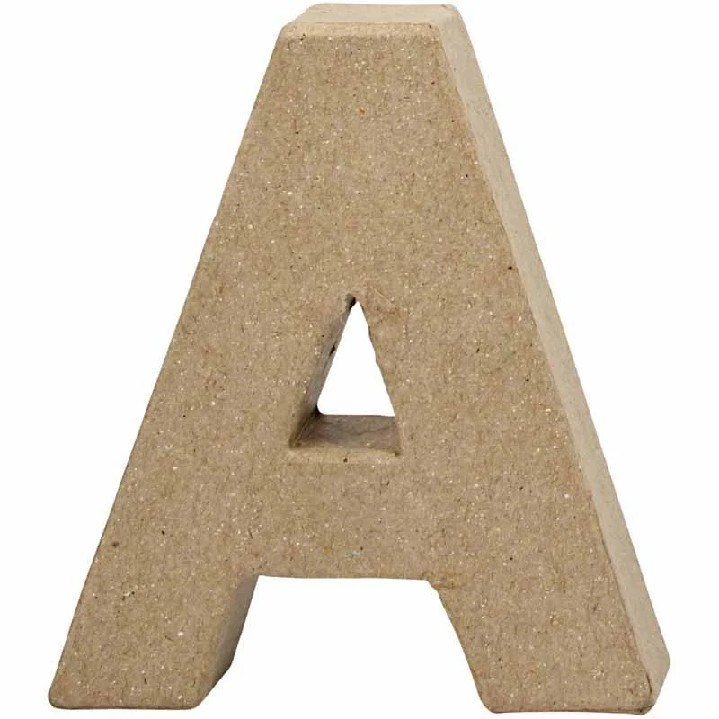 Buchstabe, A, H 10 cm, B 9,5 cm, Dicke 1,7 cm, 1 Stk [HOB-26639]