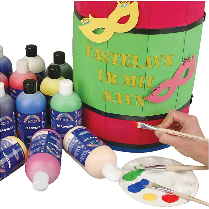 Acrylfarbe Matt, Sortierte Farben, 15x500 ml/ 1 Pck [HOB-32100]