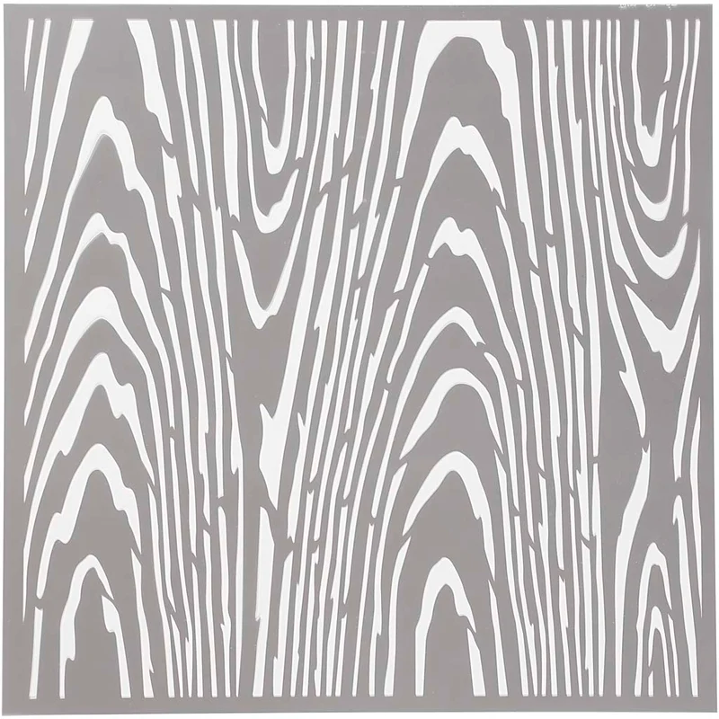 Schablone, Baum-Maserung, Größe 30,5x30,5 cm, Dicke 0,31 mm, 1 Bl. [HOB-27087]