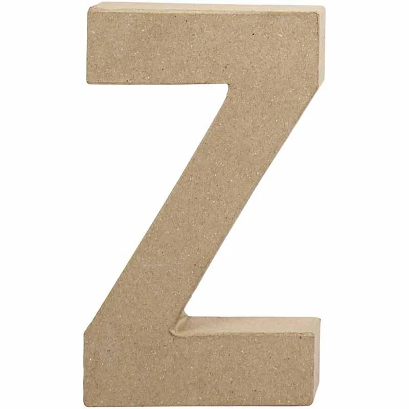 Buchstabe, Z, H 20,2 cm, B 11,2 cm, Dicke 2,5 cm, 1 Stk [HOB-26625]