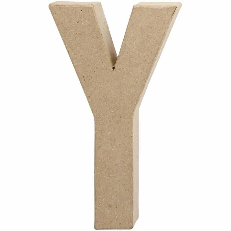 Buchstabe, Y, H 20 cm, B 11,5 cm, Dicke 2,5 cm, 1 Stk [HOB-26624]
