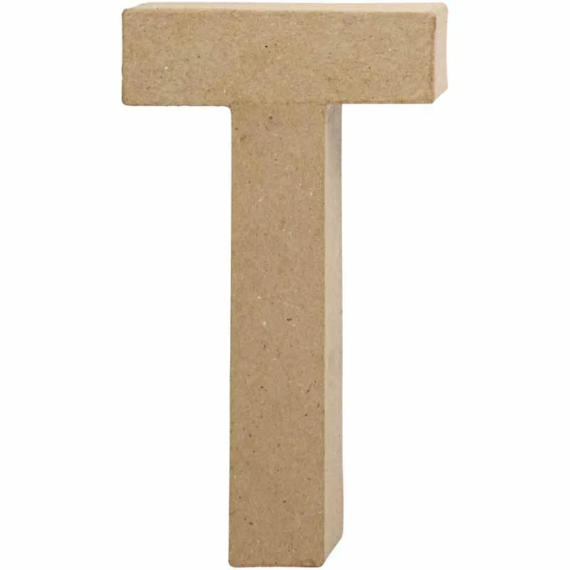 Buchstabe, T, H 20,5 cm, B 11 cm, Dicke 2,5 cm, 1 Stk [HOB-26619]