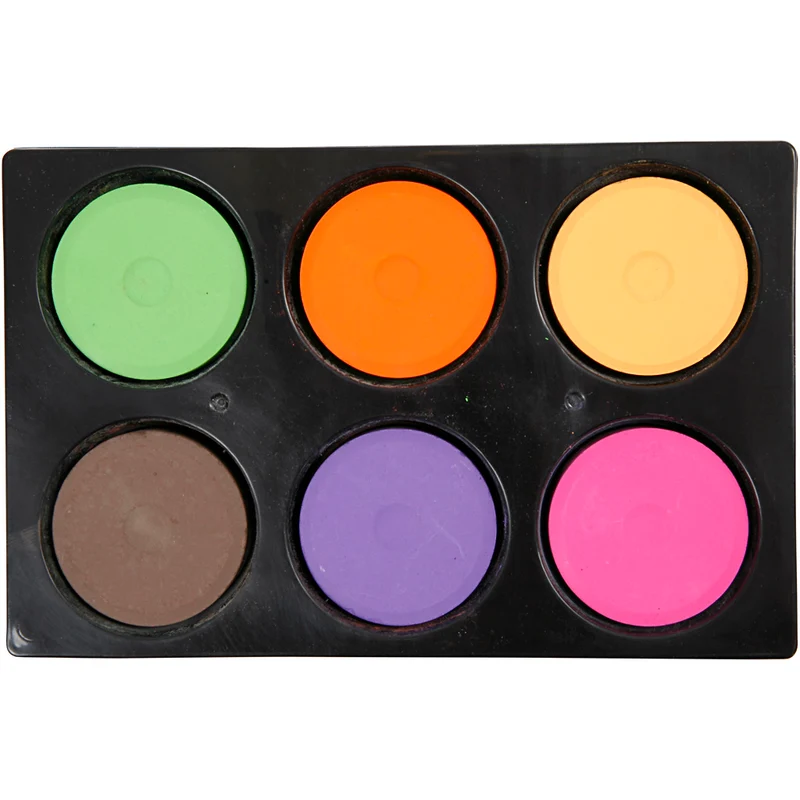 Wasserfarben, H 19 mm, D 57 mm, Zusätzliche Farben, 1 Pck [HOB-34562]