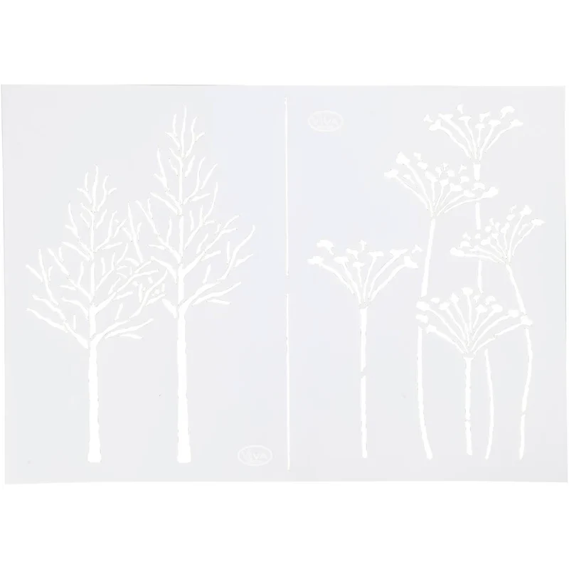 Schablone, Herbst, A4, Blatt 210x297 mm, 1 Stk [HOB-26981]