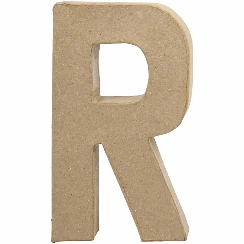 Buchstabe, R, H 20,5 cm, B 11,7 cm, Dicke 2,5 cm, 1 Stk [HOB-26617]