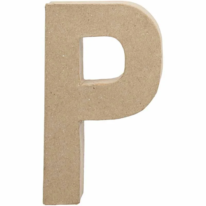 Buchstabe, P, H 20,5 cm, B 11,4 cm, Dicke 2,5 cm, 1 Stk [HOB-26615]