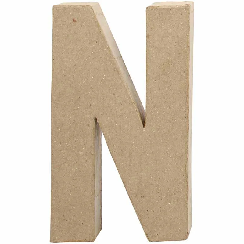 Buchstabe, N, H 20,2 cm, B 11,5 cm, Dicke 2,5 cm, 1 Stk [HOB-26613]
