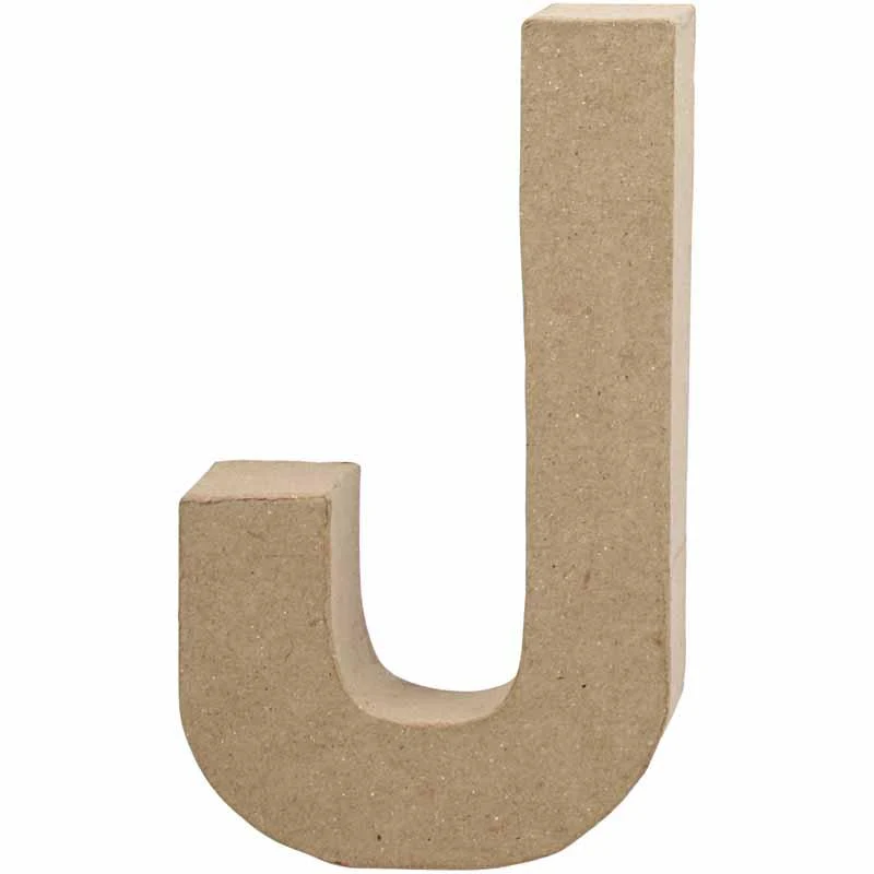 Buchstabe, J, H 20,5 cm, B 11,5 cm, Dicke 2,5 cm, 1 Stk [HOB-26609]