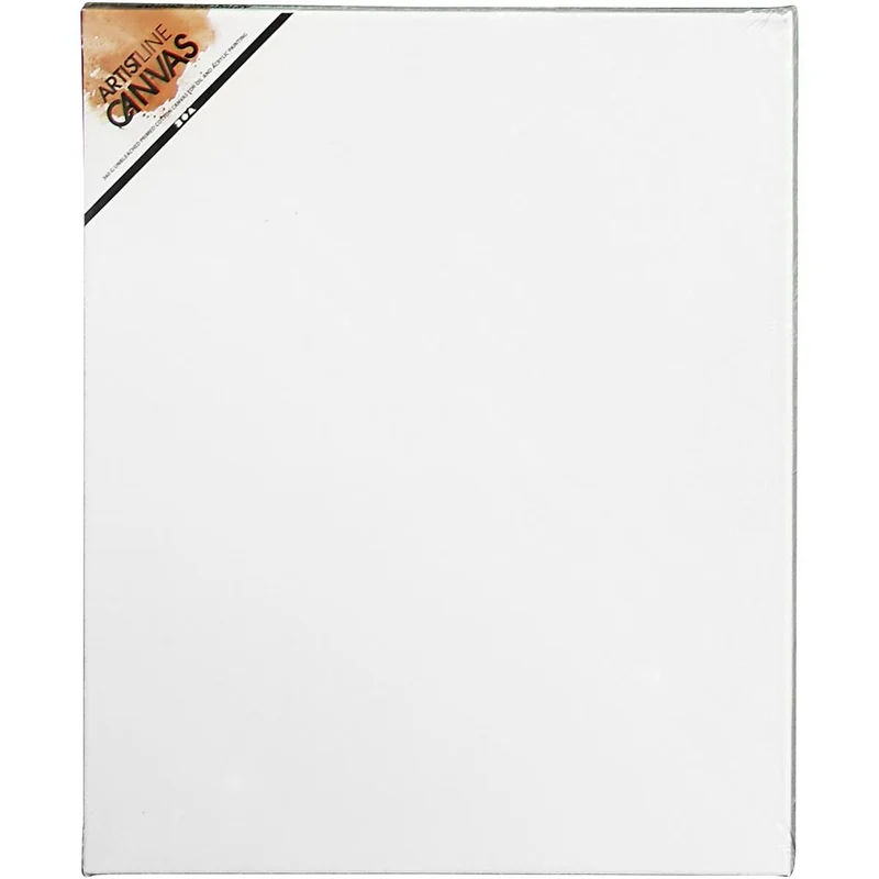 Leinwand, T 1.6 cm, Größe 50x60 cm, 360 g, Weiß, 5 Stk/ 1 Pck [HOB-25710]