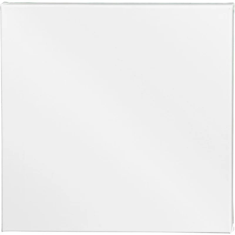 Leinwand, T 1.6 cm, Größe 40x40 cm, 360 g, Weiß, 10 Stk/ 1 Pck [HOB-25707]