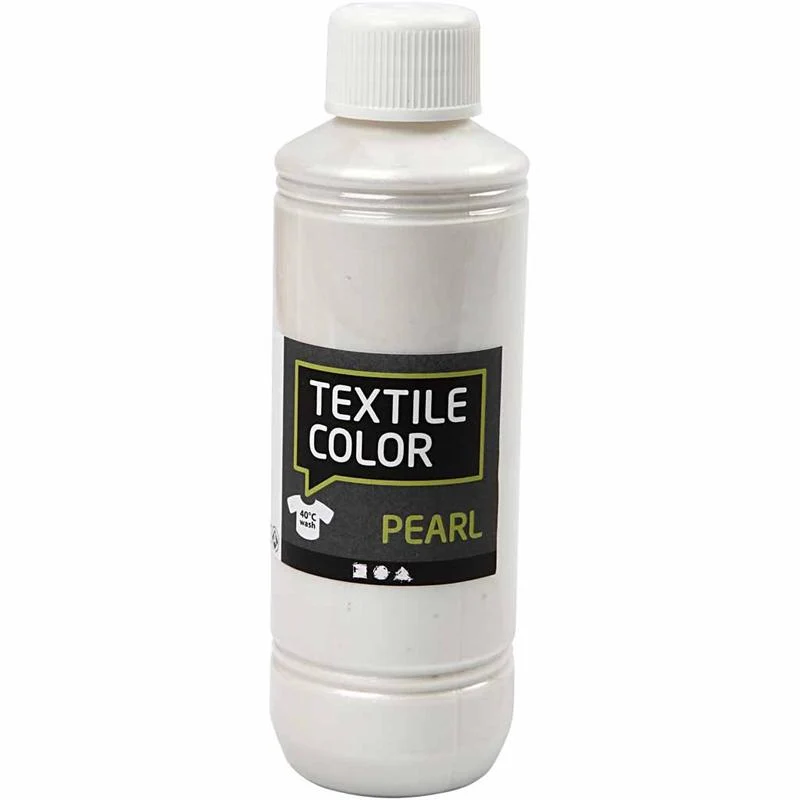 Textilfarbe, Perlmutt, Basis, 250 ml/ 1 Fl. [HOB-33760]