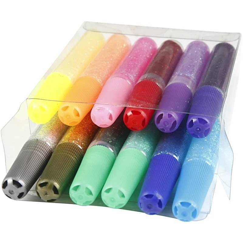 Glitzerkleber, 12x10 ml/ 1 Pck [HOB-31800]