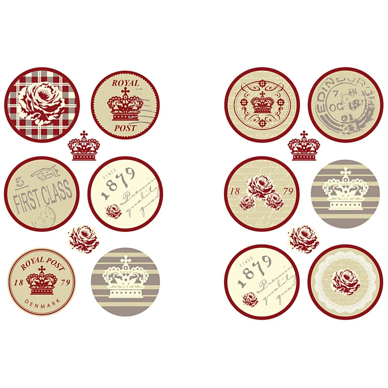 Stickers, Blatt 9x14 cm, 4 Bl. sort./ 1 Pck [HOB-27997]