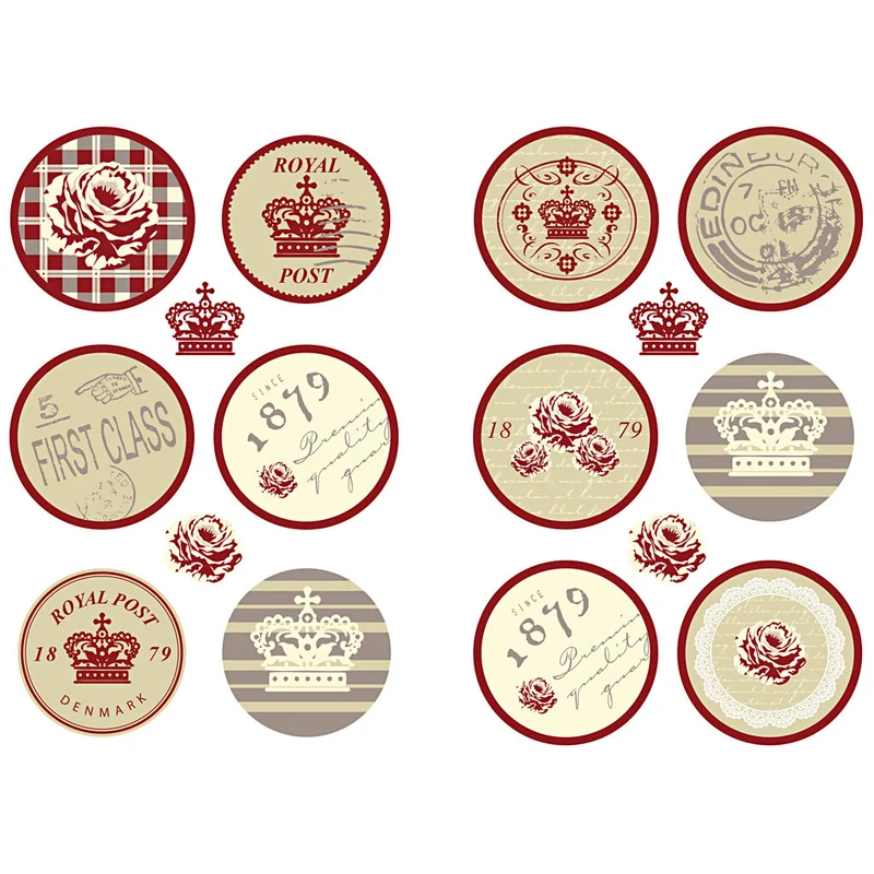 Stickers, Blatt 9x14 cm, 4 Bl. sort./ 1 Pck [HOB-27997]