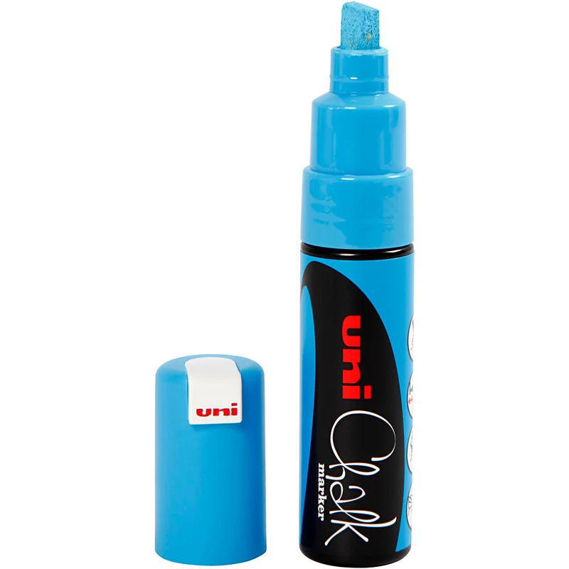 Kreide-Marker, Strichstärke 8 mm, Hellblau, 1 Stk [HOB-279957]