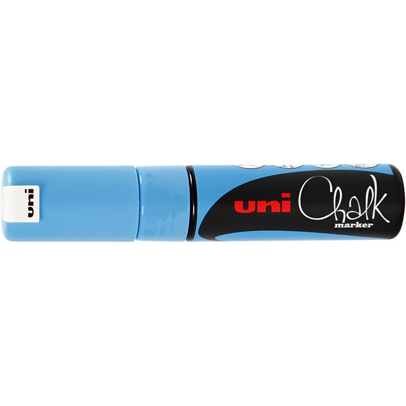 Kreide-Marker, Strichstärke 8 mm, Hellblau, 1 Stk [HOB-279957]