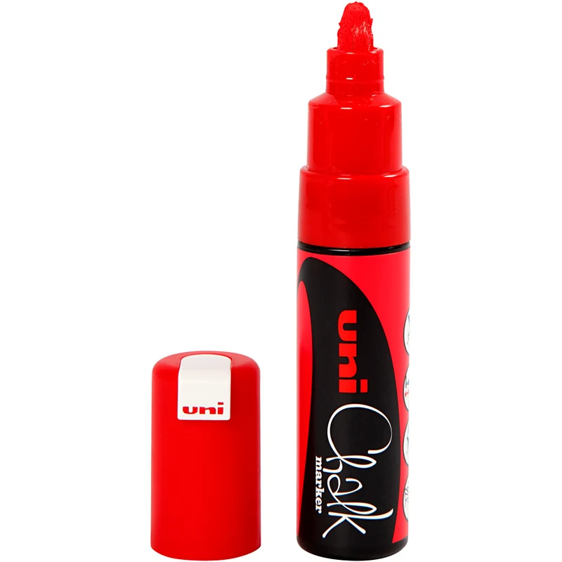 Kreide-Marker, Strichstärke 8 mm, Rot, 1 Stk [HOB-279940]