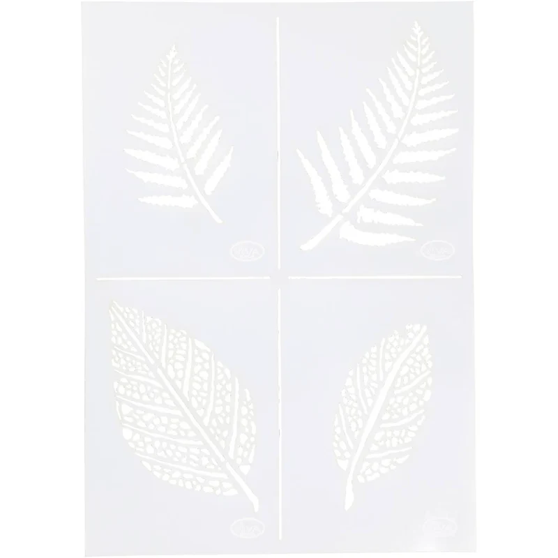 Schablone, Blätter, A4, Blatt 210x297 mm, 1 Stk [HOB-26974]