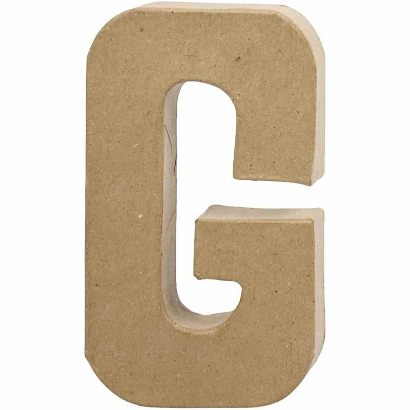 Buchstabe, G, H 20,5 cm, B 11,5 cm, Dicke 2,5 cm, 1 Stk [HOB-26606]