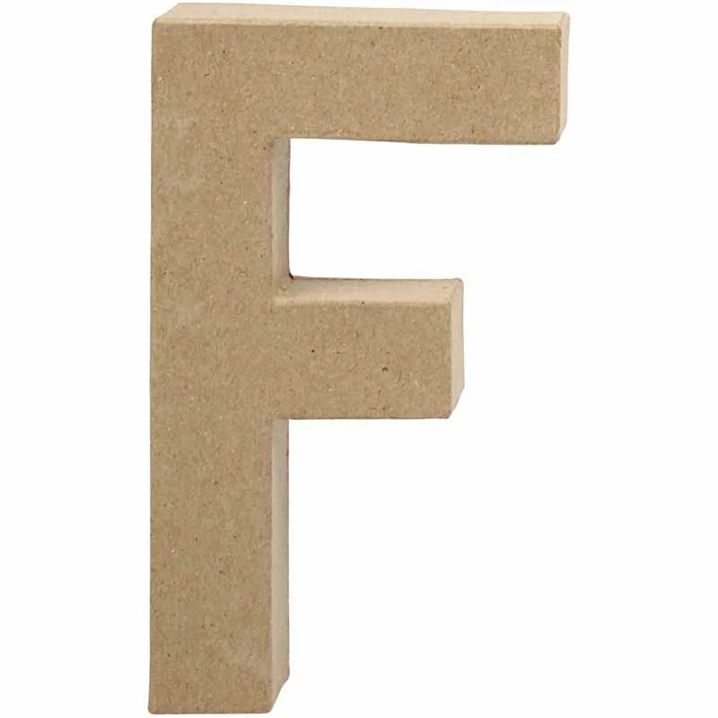 Buchstabe, F , H 20,5 cm, B 11,6 cm, Dicke 2,5 cm, 1 Stk [HOB-26605]