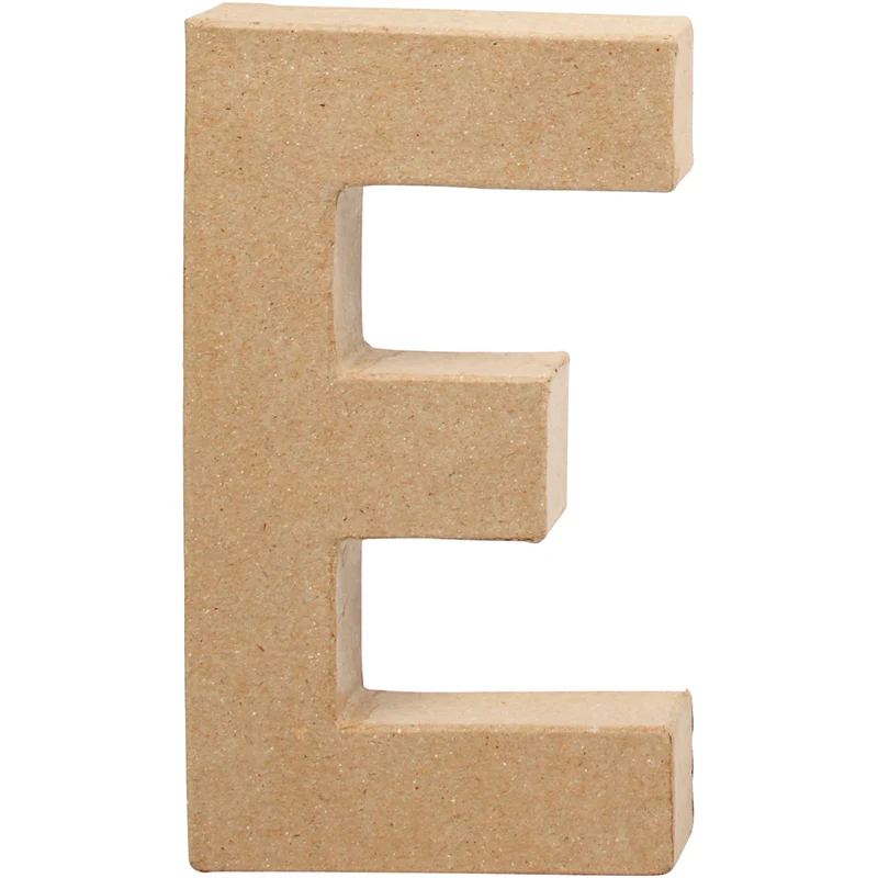Buchstabe, E, H 20,5 cm, B 11,5 cm, Dicke 2,5 cm, 1 Stk [HOB-26604]