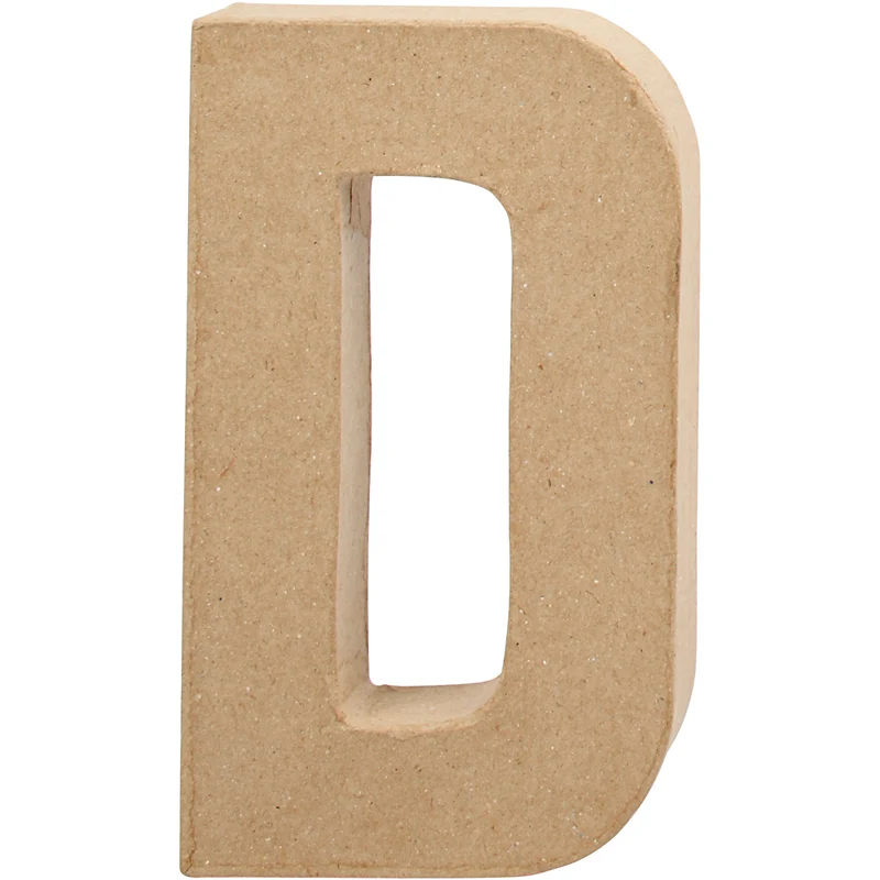 Buchstabe, D, H 20,2 cm, B 11,5 cm, Dicke 2,5 cm, 1 Stk [HOB-26603]