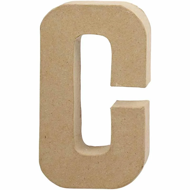 Buchstabe, C, H 20,5 cm, B 11,5 cm, Dicke 2,5 cm, 1 Stk [HOB-26602]