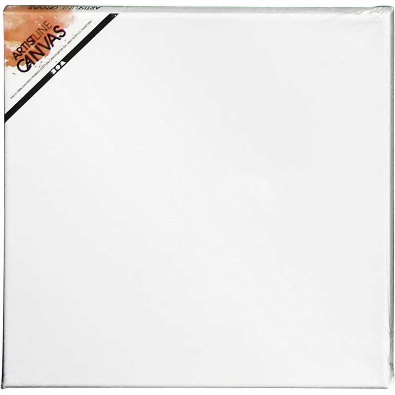 Leinwand, T 1.6 cm, Größe 30x30 cm, 360 g, Weiß, 1 Stk [HOB-257050]