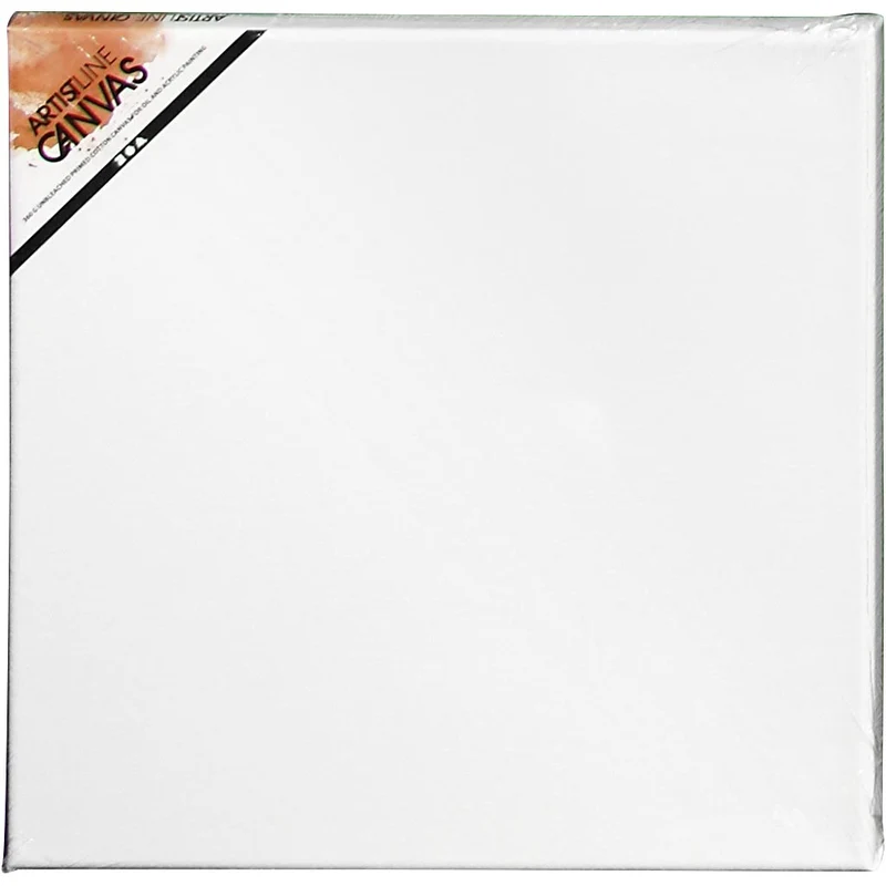 Leinwand, T 1.6 cm, Größe 30x30 cm, 360 g, Weiß, 10 Stk/ 1 Pck [HOB-25705]