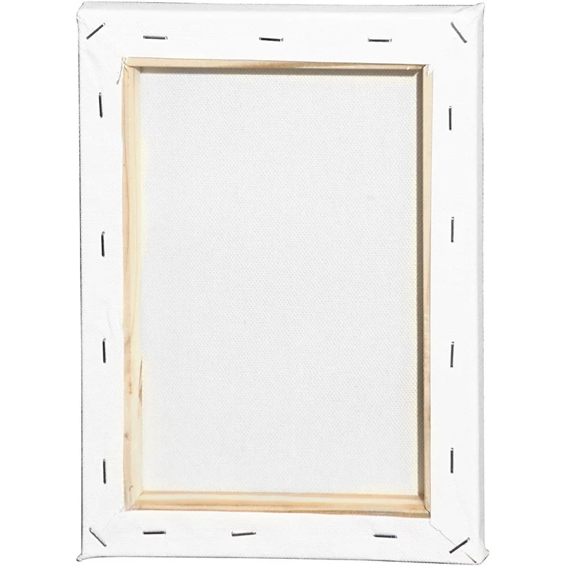Leinwand, T 1.6 cm, Größe 18x24 cm, 360 g, Weiß, 10 Stk/ 1 Pck [HOB-25703]