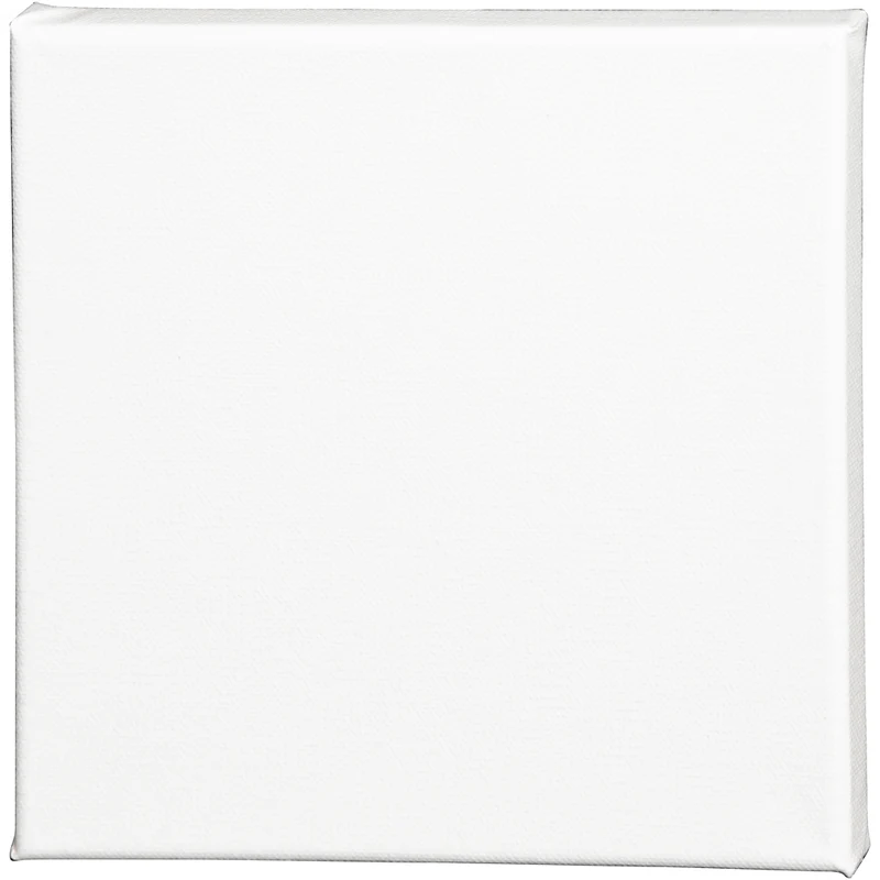 Leinwand, T 1.6 cm, Größe 20x20 cm, 360 g, Weiß, 1 Stk [HOB-257020]