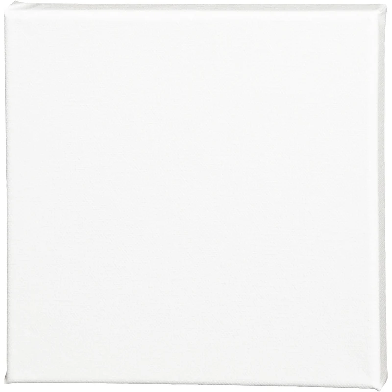 Leinwand, T 1.6 cm, Größe 20x20 cm, 360 g, Weiß, 10 Stk/ 1 Pck [HOB-25702]