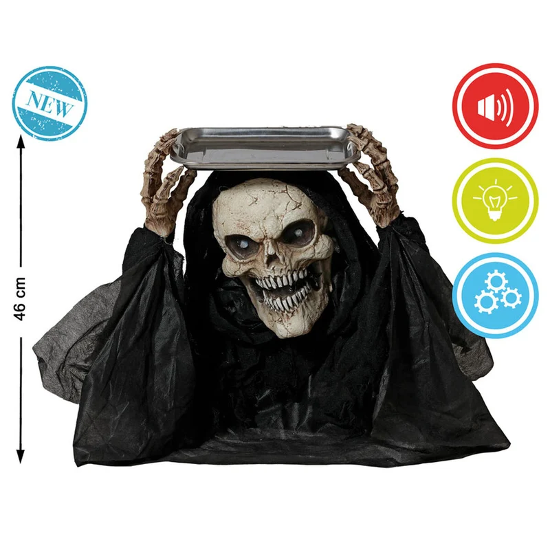 Halloween Decorations Skeleton 35 x 20 x 45 cm White