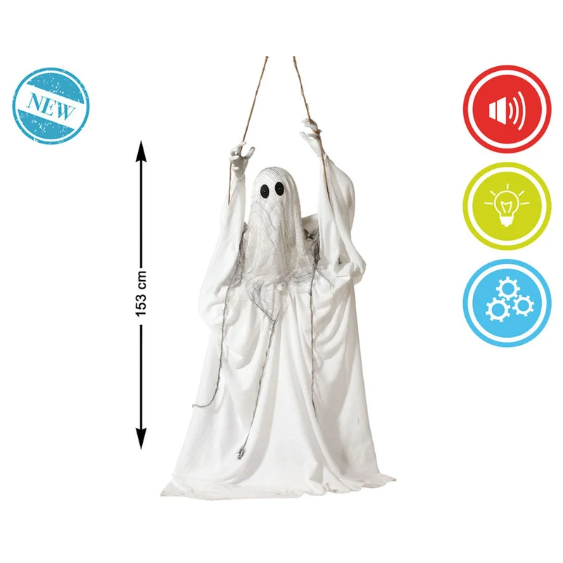 Halloween Decorations Ghost 153 x 55 x 20 cm White