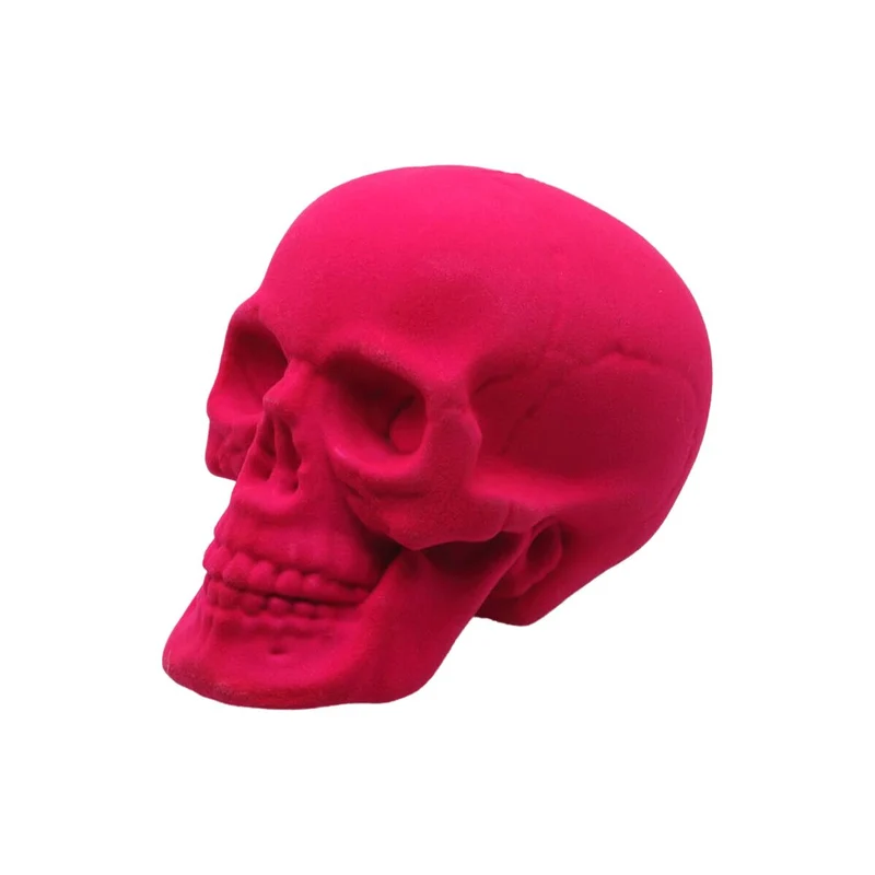 Halloween Decorations Pink 11 x 17 x 13 cm Skull